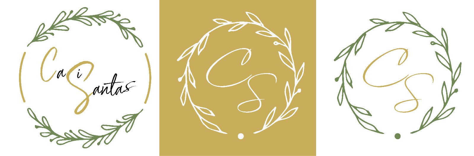 Diseño de logotipo para Casi Santas realizado por Forge Web